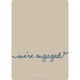 Navy Our Love Story Engagement Invitations Image 2 of 5